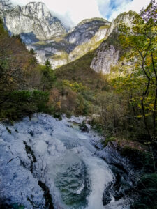 Vista panoramica dei Cadini del Brenton - Lago del Mis (Belluno)