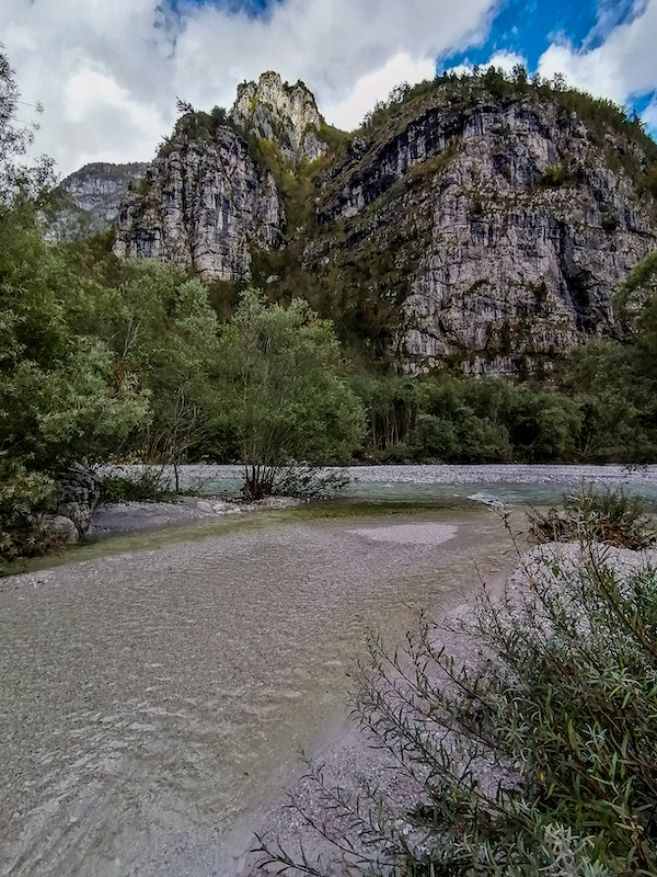 Fine del sentiero dei Cadini del Brenton - Lago del Mis (Belluno)