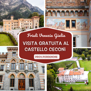 Visita gratuita al Castello Ceconi a Pielungo (Val d'Arzino)