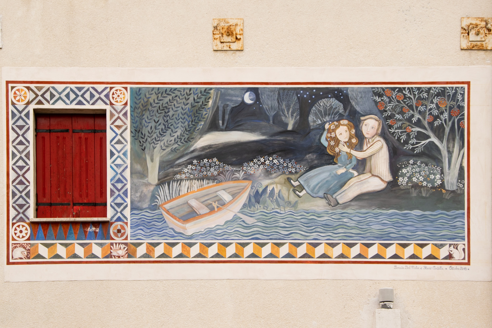 Murales di Colmaggiore: Al Casoin (Vicino al laghi di Revine)