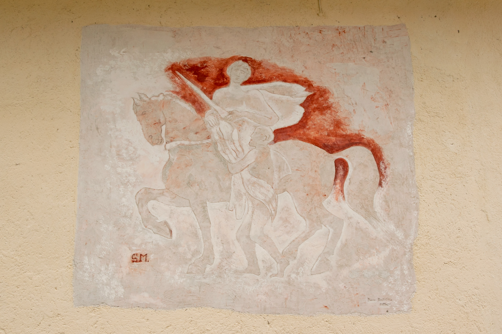 Murales a Fratta: San Martino di Fratta “Il Ritrovato” 