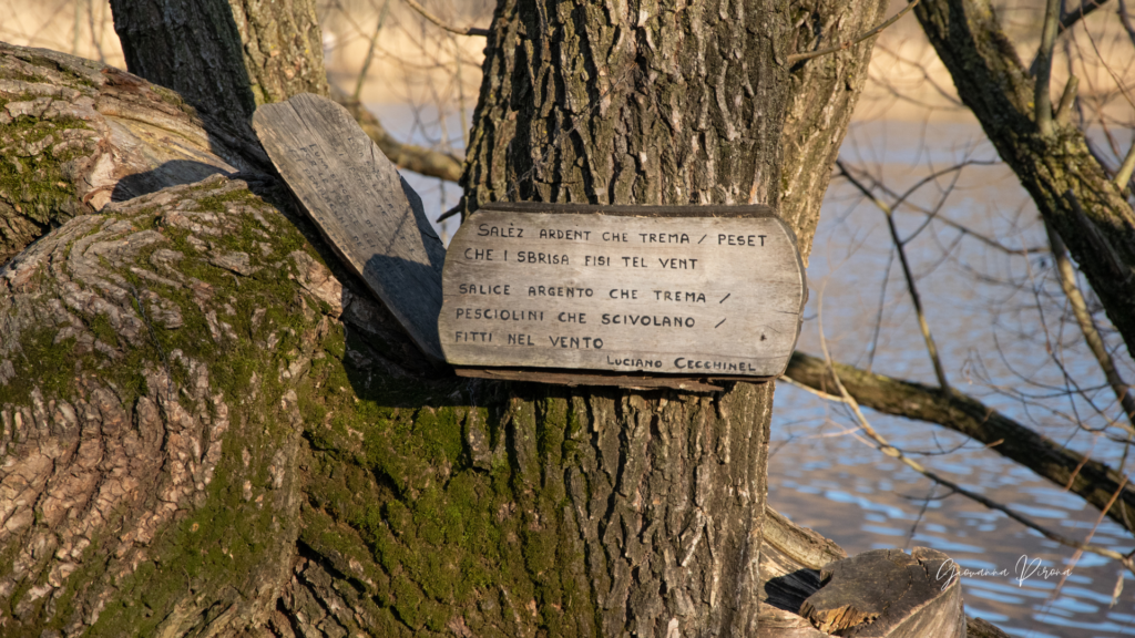 Targhe poetiche ai Laghi di Revine