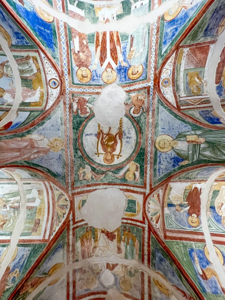 Cripta degli affreschi - Cripta degli scavi - interno Basilica patriarcale di Santa Maria Assunta - Aquileia - Cosa vedere ad Aquileia in un giorno